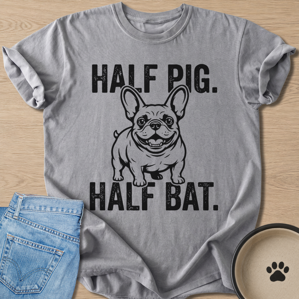 Half Pig Half Bat T-shirt