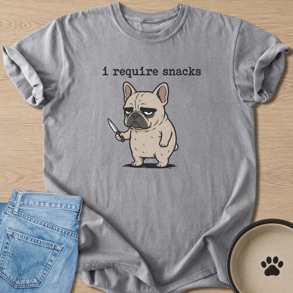 I Require Snacks T-shirt