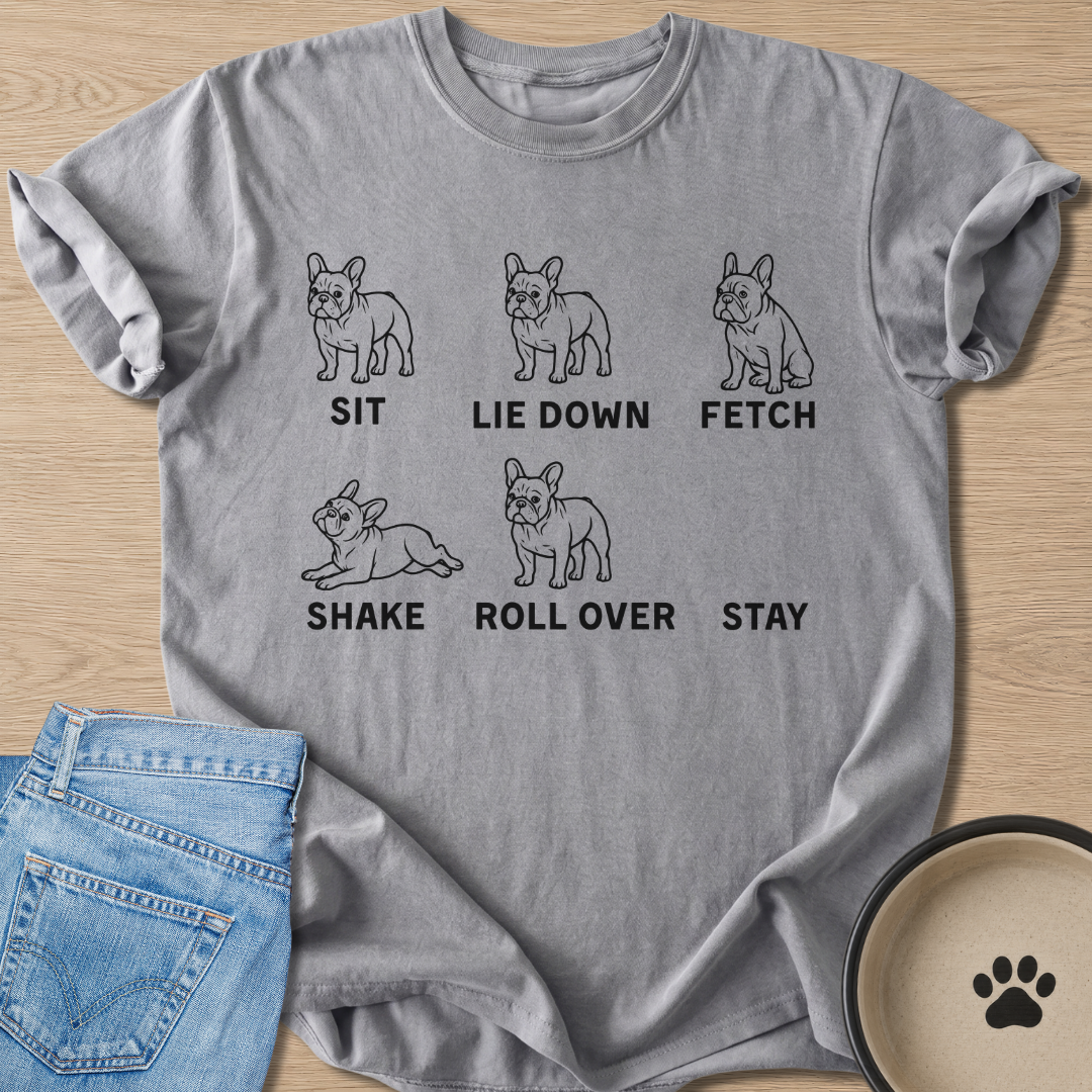 Frenchie Habits T-shirt