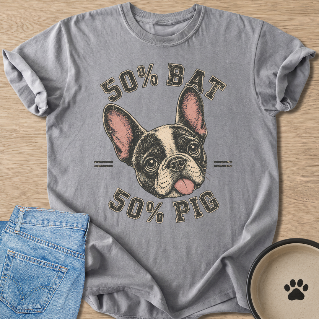 %50 Bat %50 Pig T-shirt