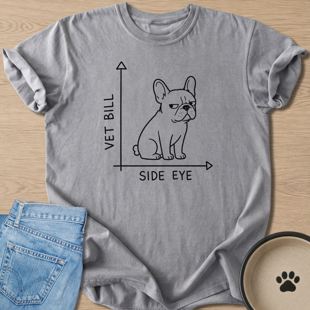 Frenchie Chart T-shirt