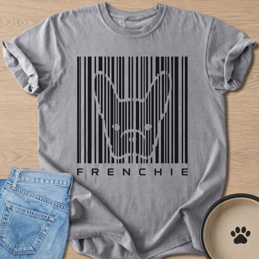 Frenchie Barcode T-shirt