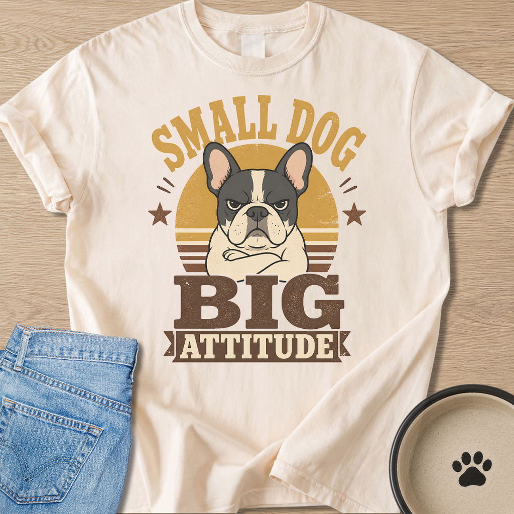 Small Dog Big Attitude T-shirt