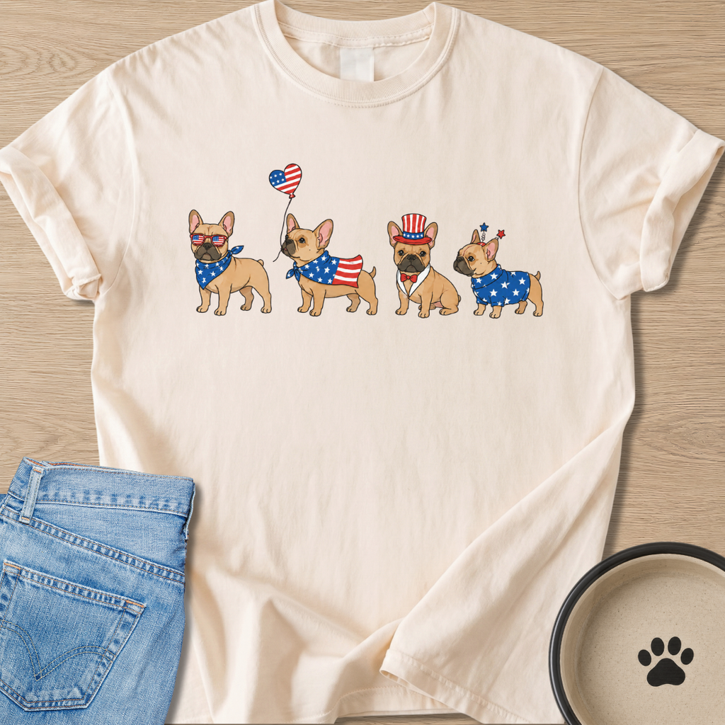 Frenchies of Freedom T-shirt