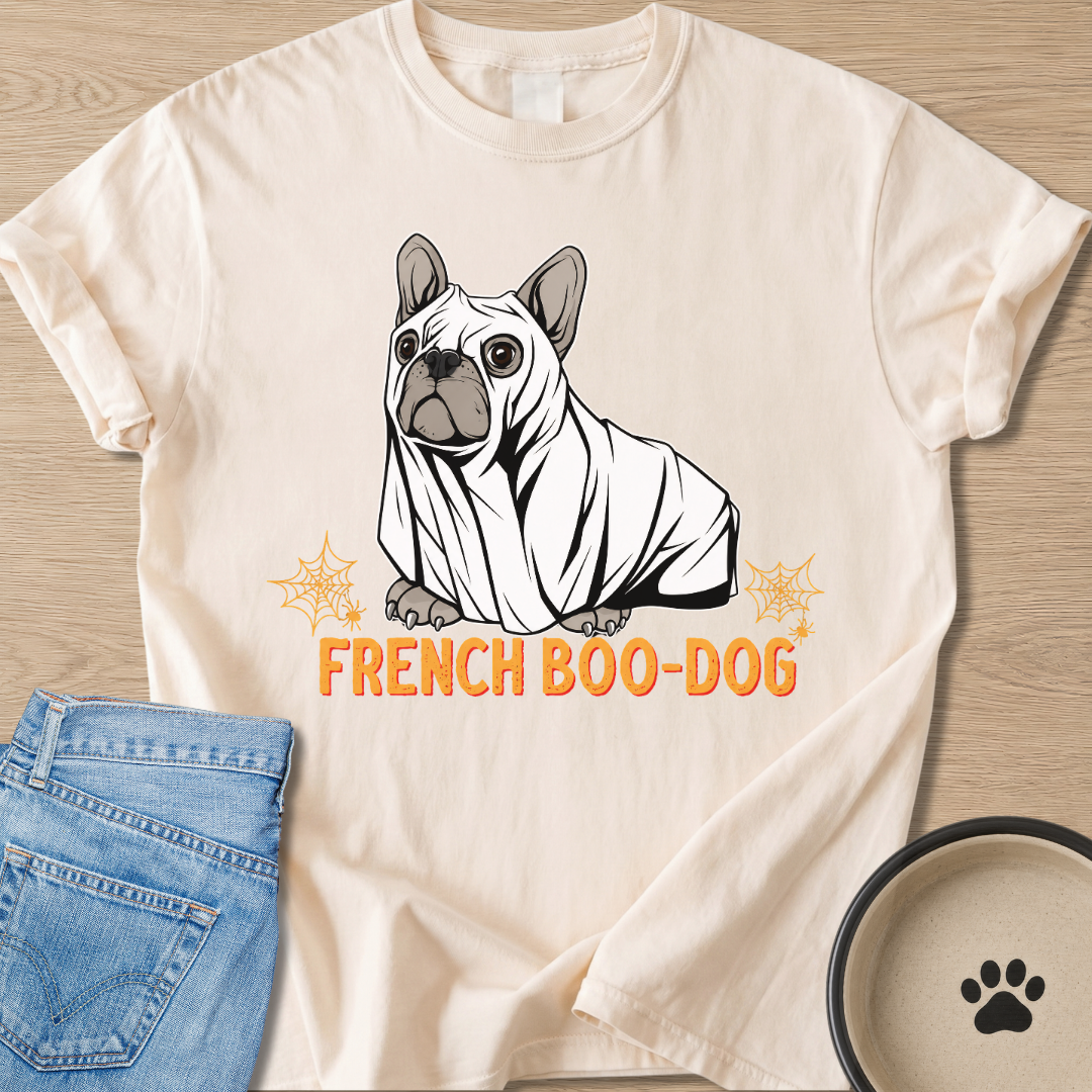 French Boo-Dog T-shirt