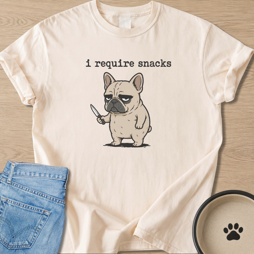 I Require Snacks T-shirt