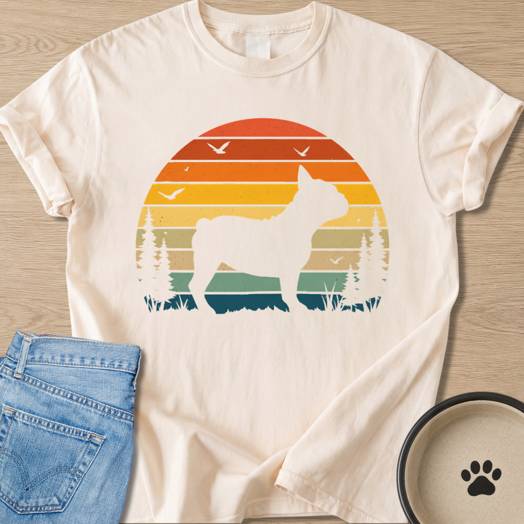 Frenchie Sun T-shirt