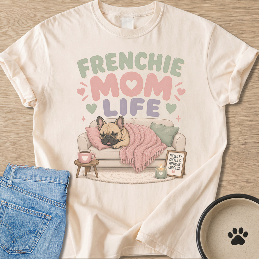 Frenchie Mom Life T-shirt