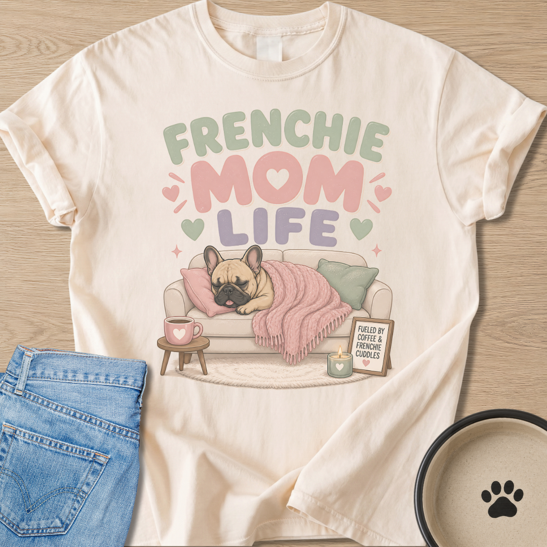 Frenchie Mom Life T-shirt