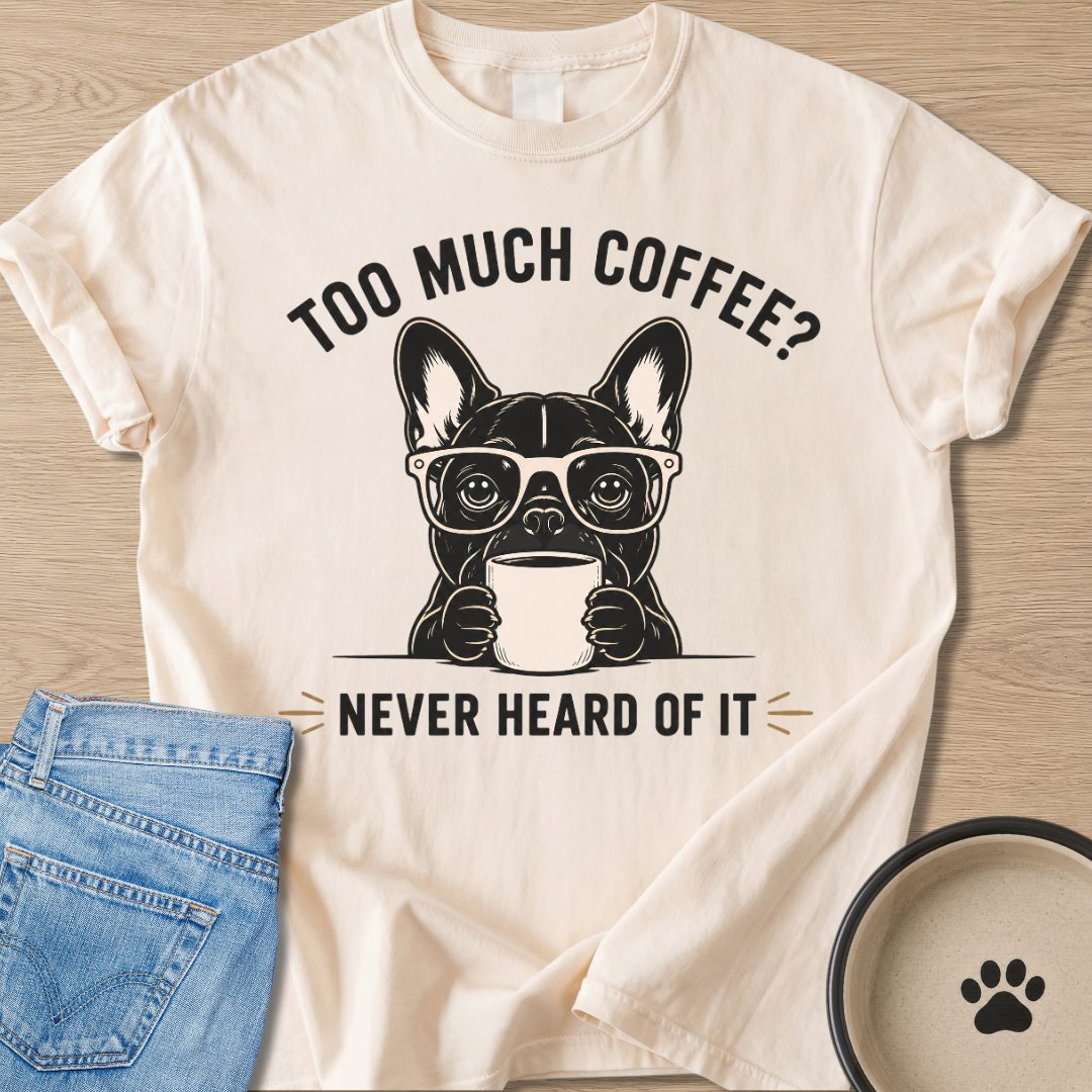 Too Much Coffee? T-shirt