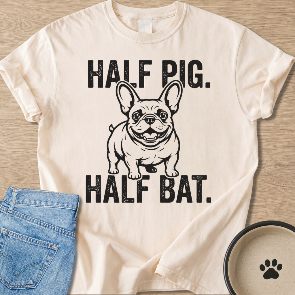 Half Pig Half Bat T-shirt