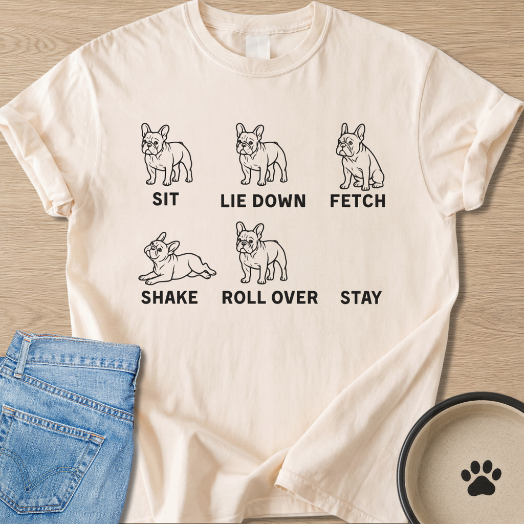 Frenchie Habits T-shirt