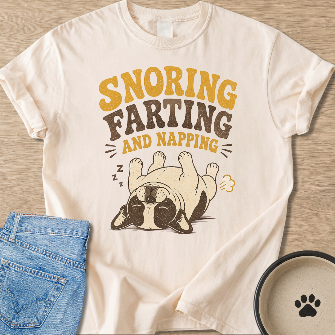 Snoring Farting And Napping T-shirt