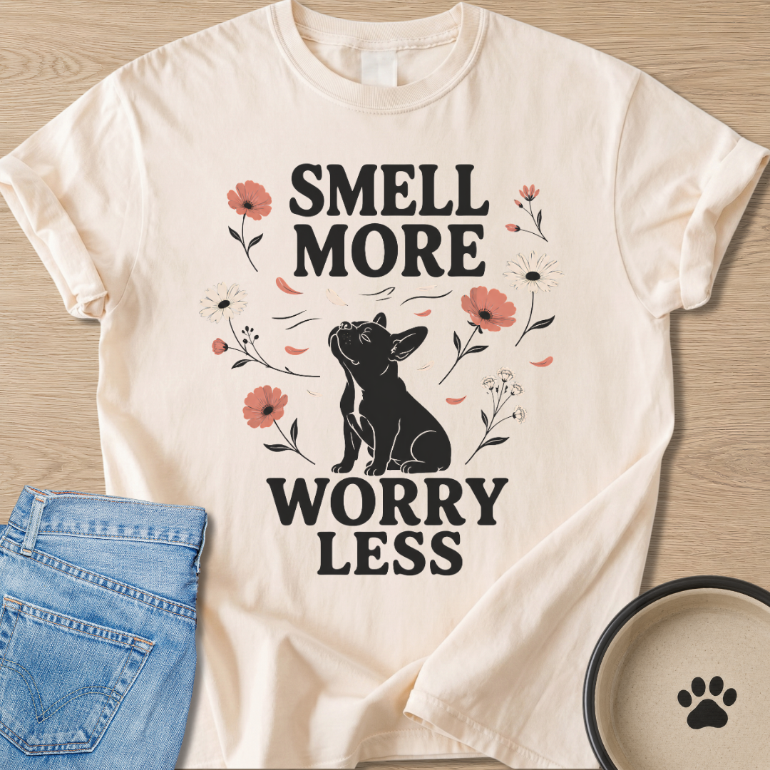 Smell More Worry Less T-shirt
