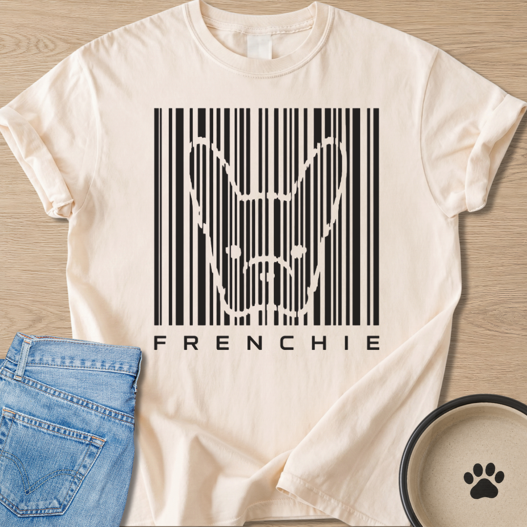 Frenchie Barcode T-shirt