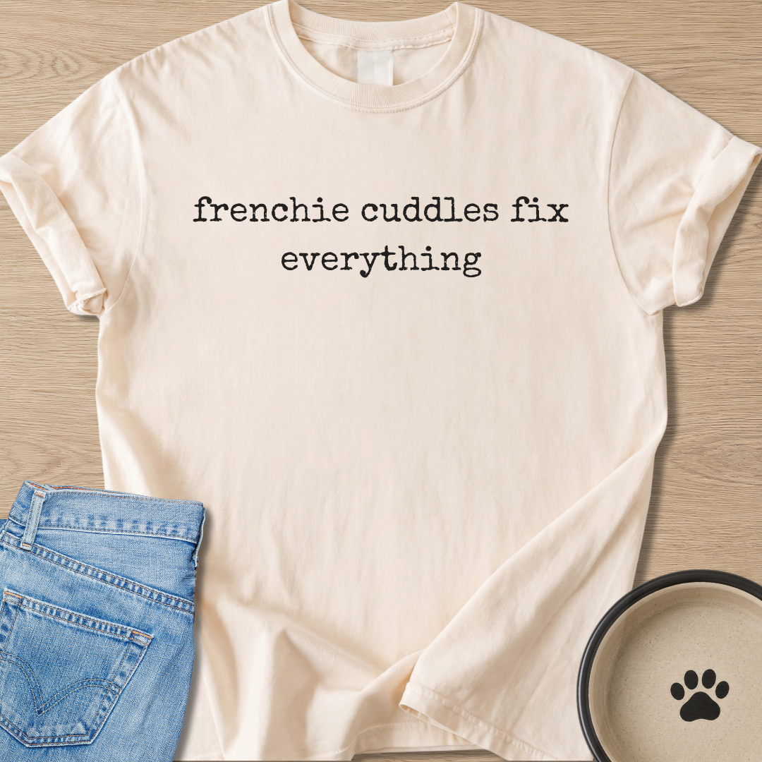 Frenchie Cuddles T-shirt