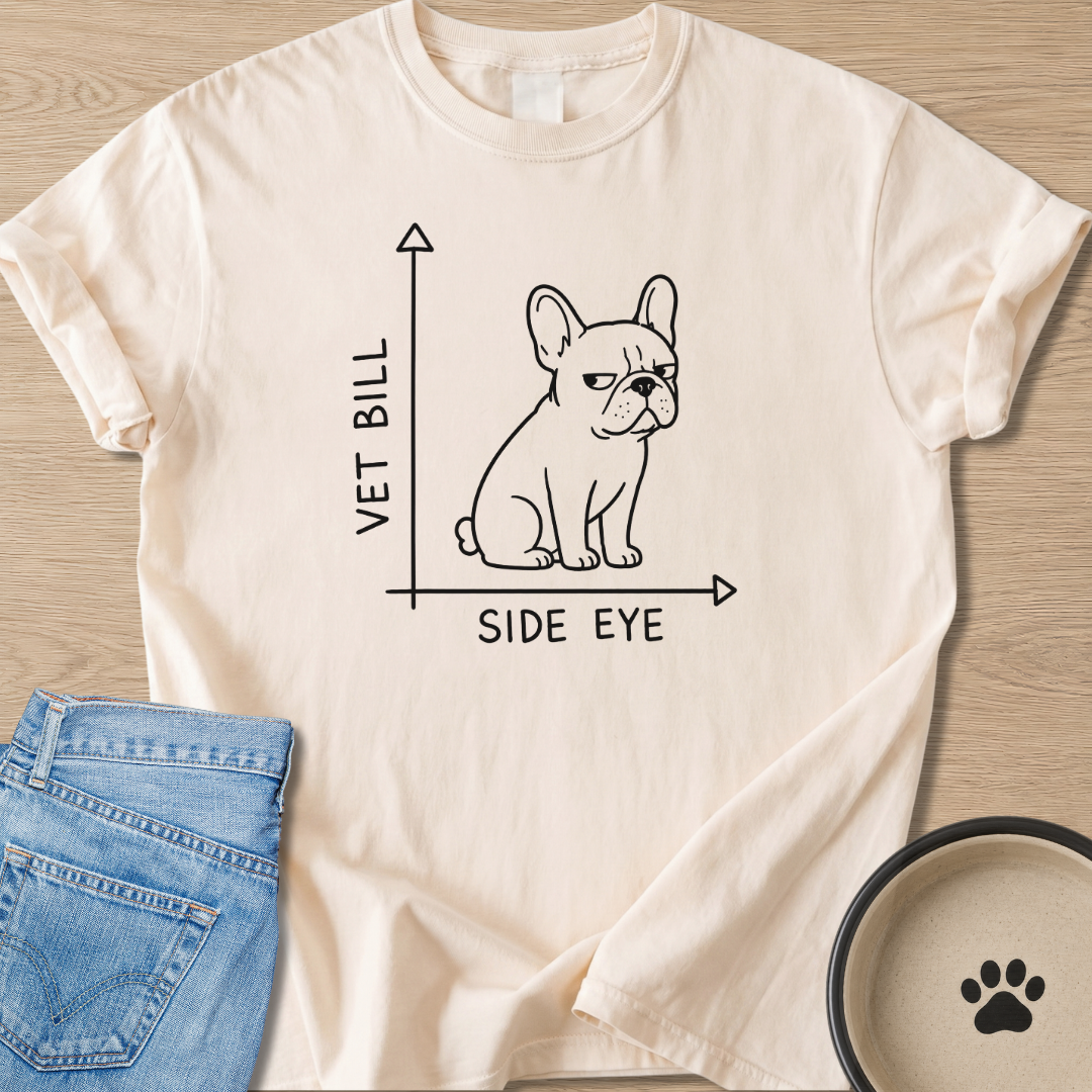 Frenchie Chart T-shirt