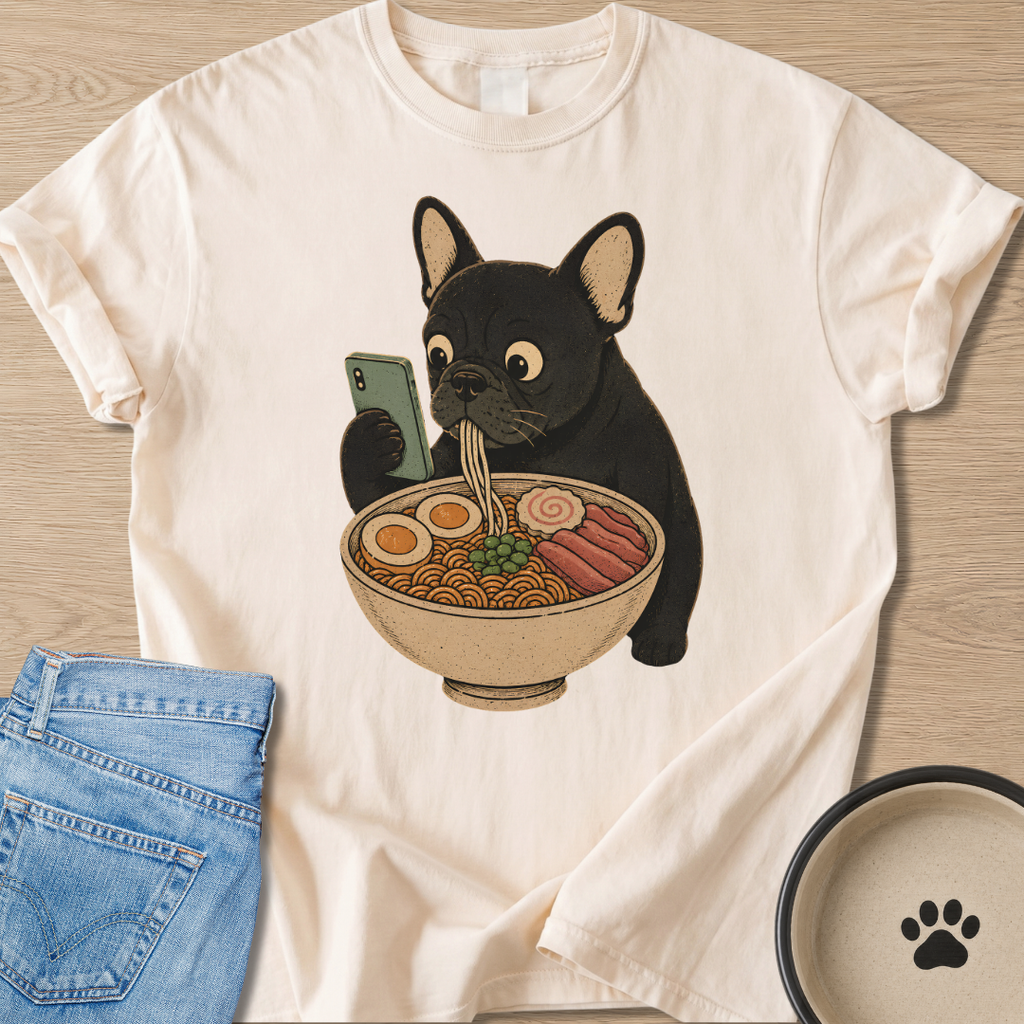 Surprised Frenchie T-shirt