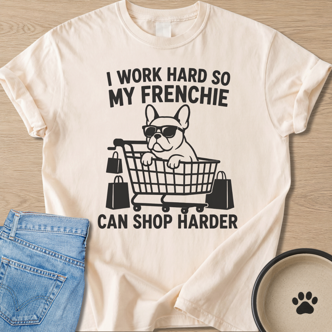 Can Shop Harder T-shirt