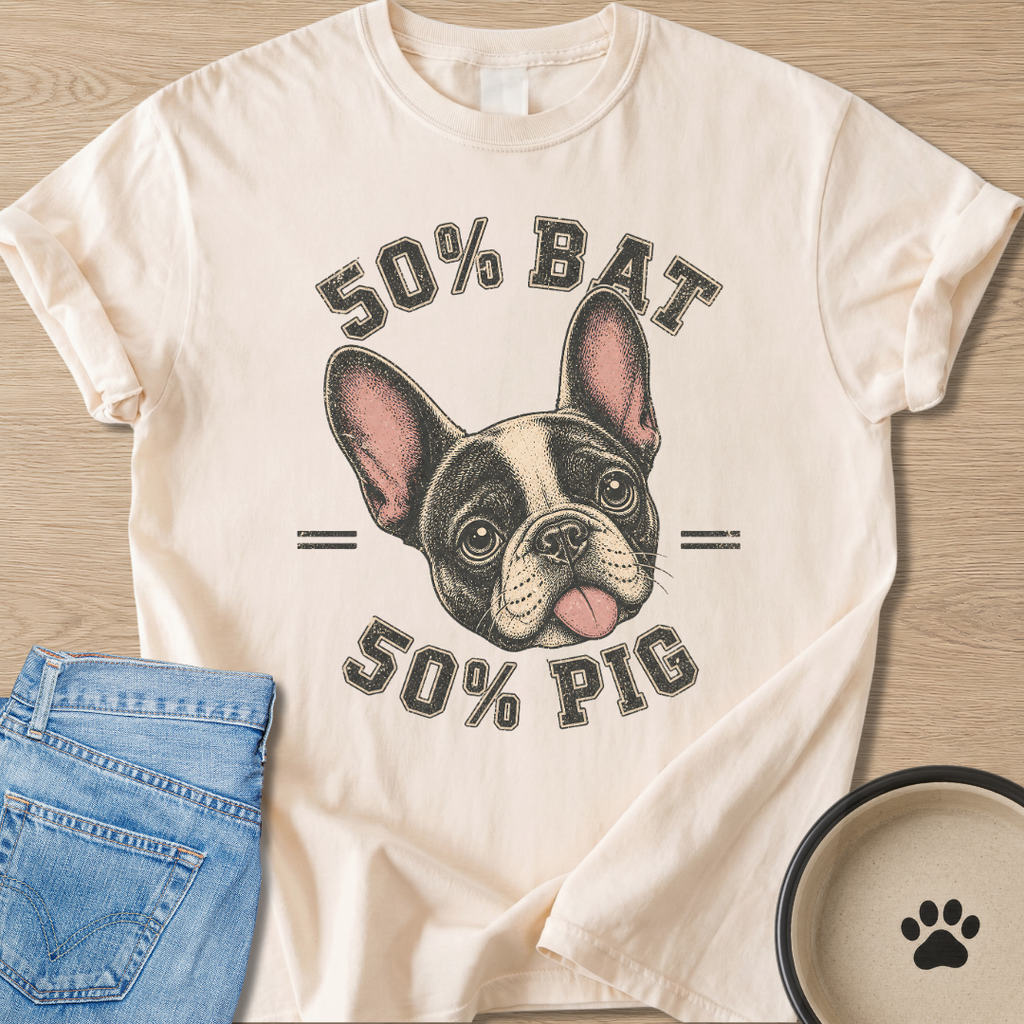%50 Bat %50 Pig T-shirt
