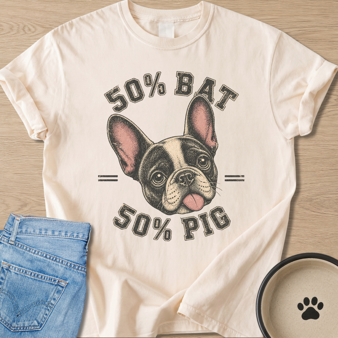 %50 Bat %50 Pig T-shirt