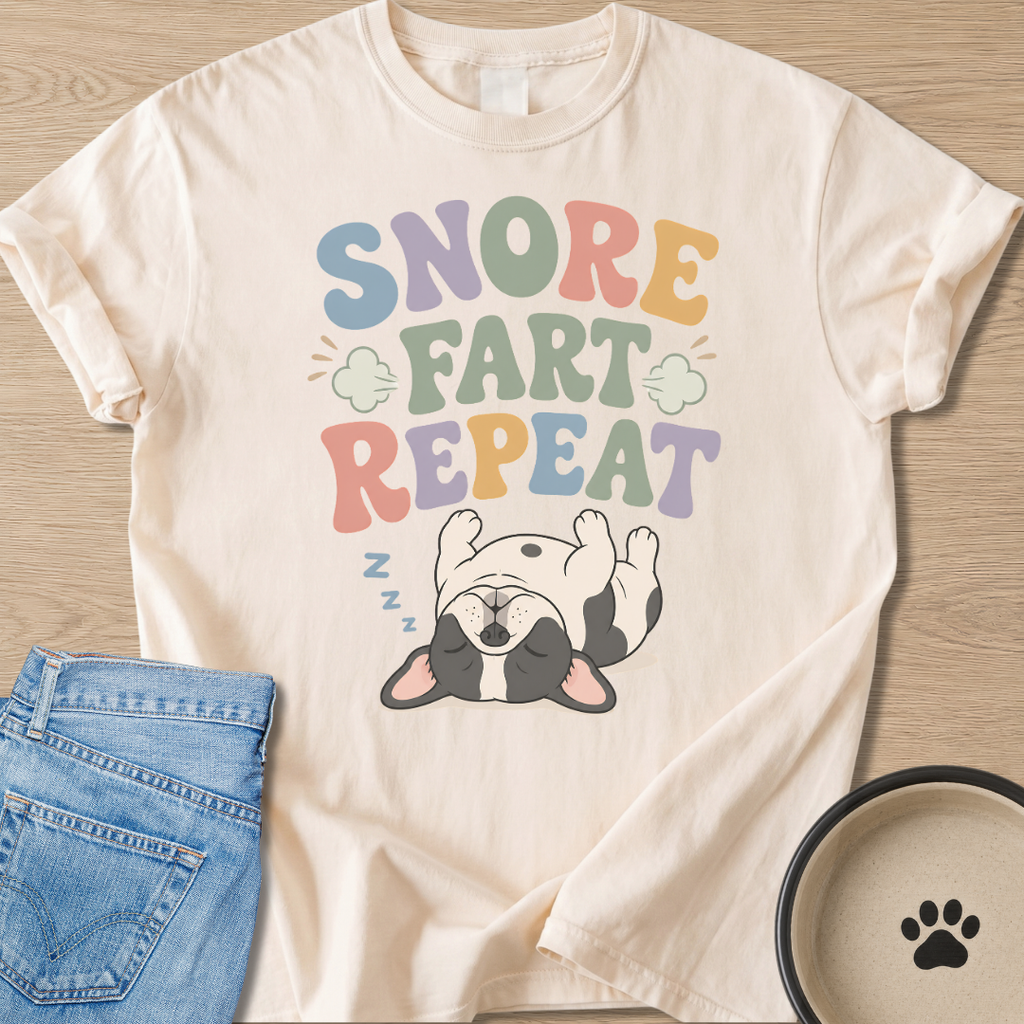 Snore Fart Repeat T-shirt
