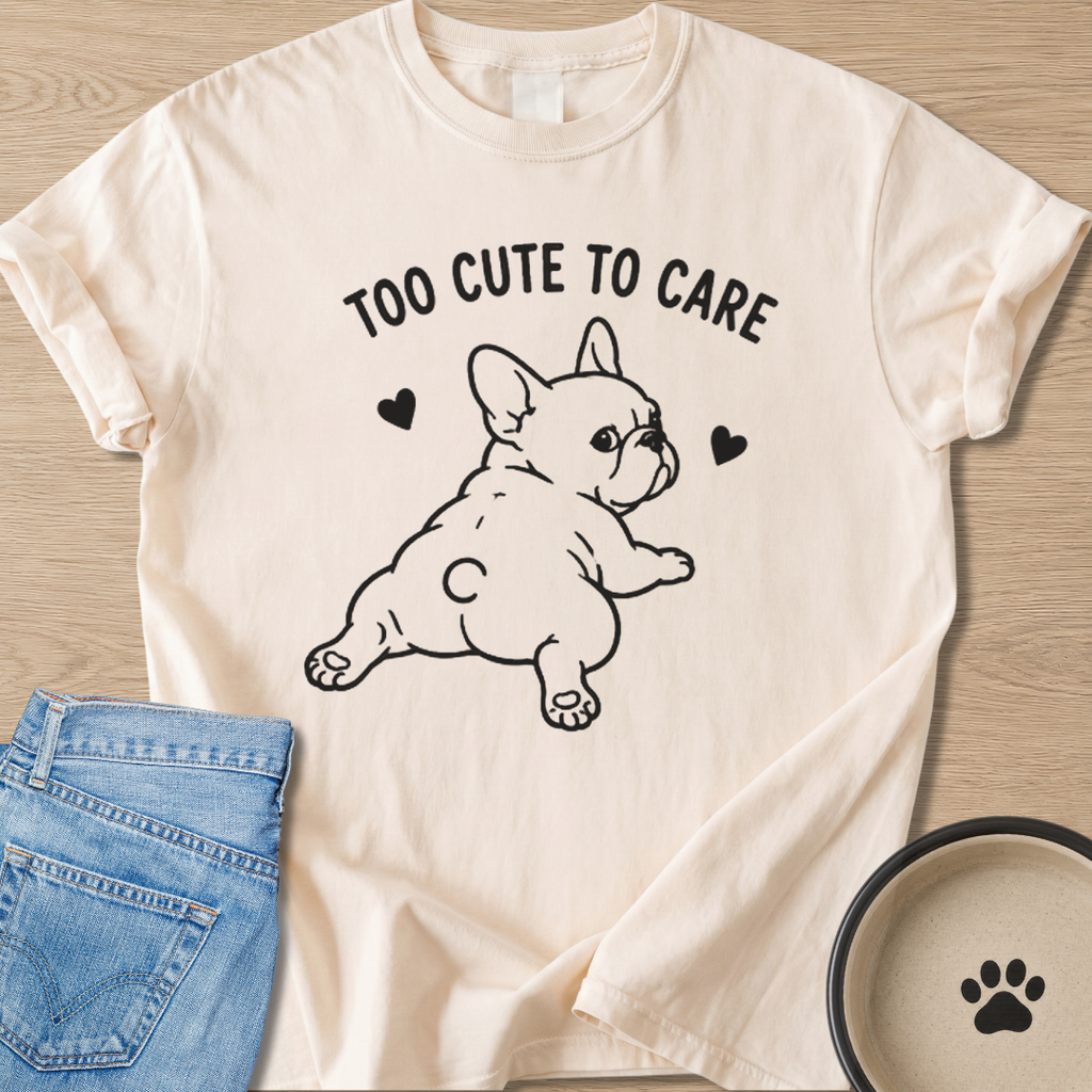 Too Cute To Care T-shirt