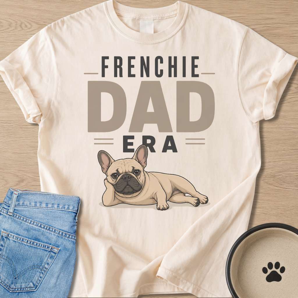 Frenchie Dad Era T-shirt