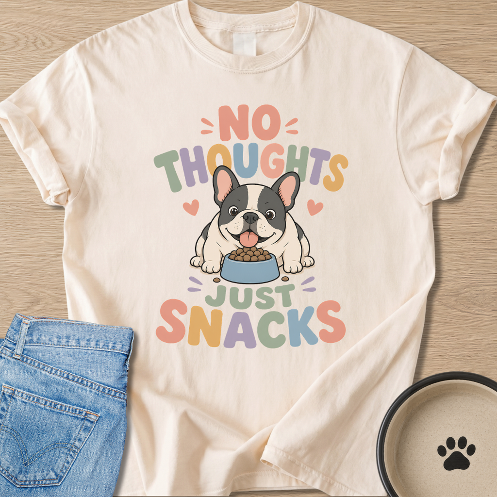 No Thoughts Just Snacks T-shirt