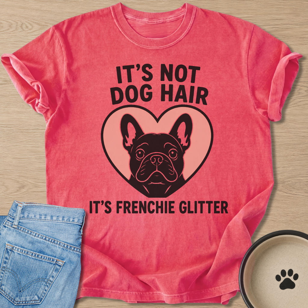 It's Frenchie Glitter T-shirt