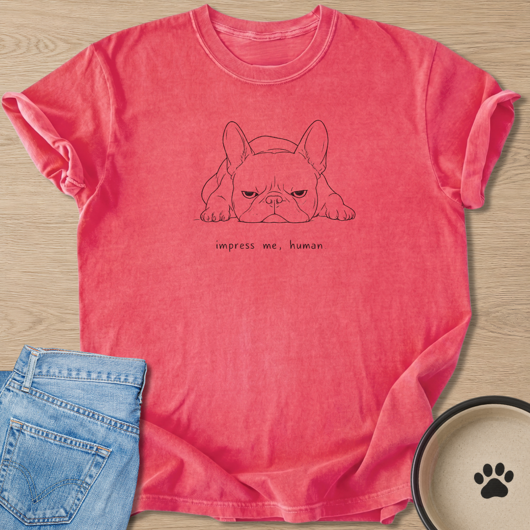 impress me, human T-shirt