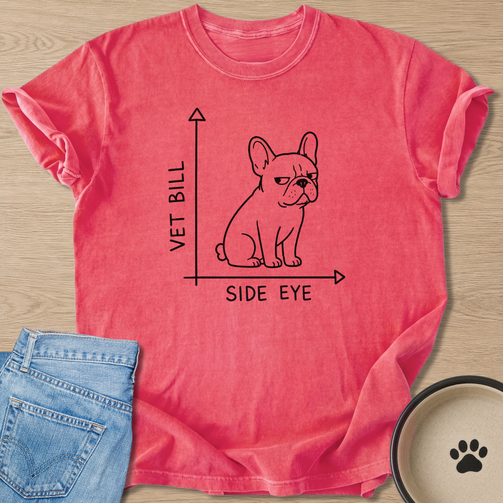 Frenchie Chart T-shirt