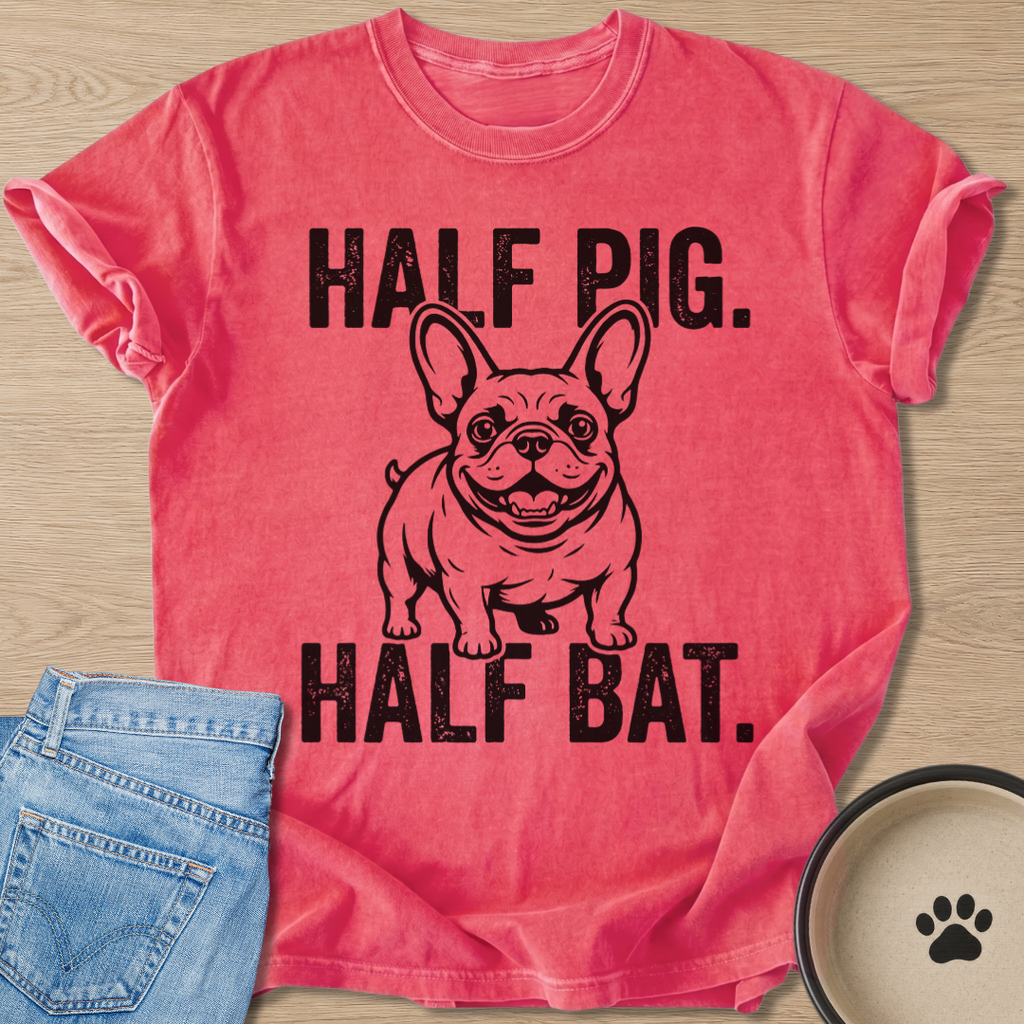 Half Pig Half Bat T-shirt