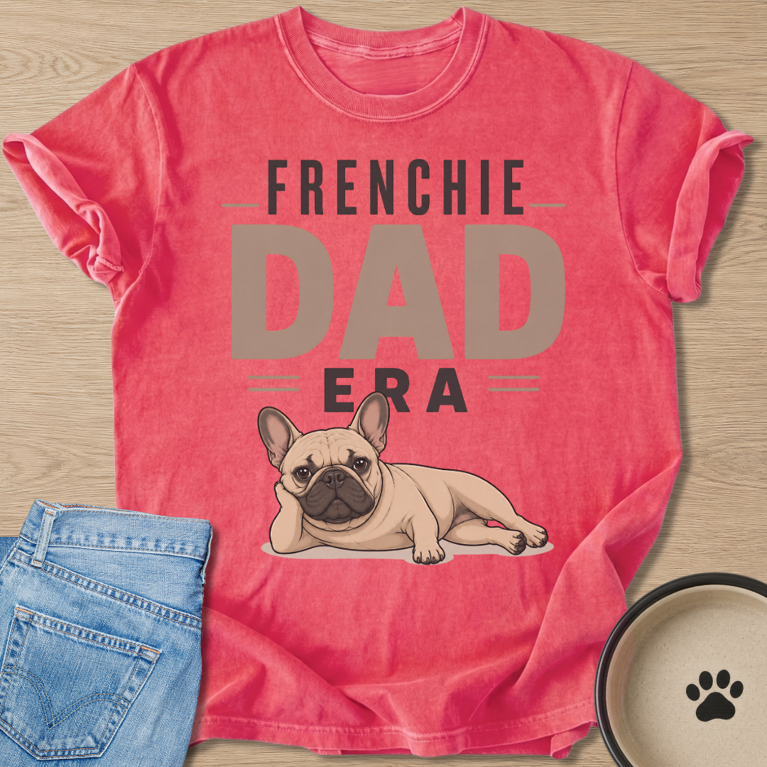 Frenchie Dad Era T-shirt