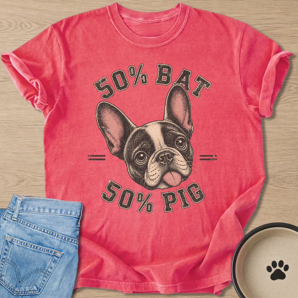 %50 Bat %50 Pig T-shirt