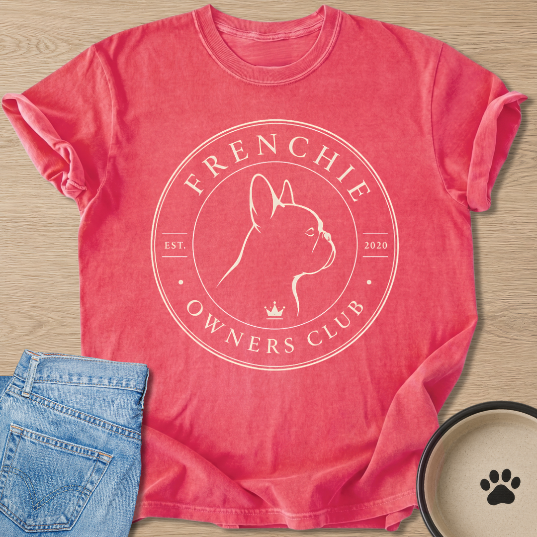 Frenchie Owners Club T-shirt