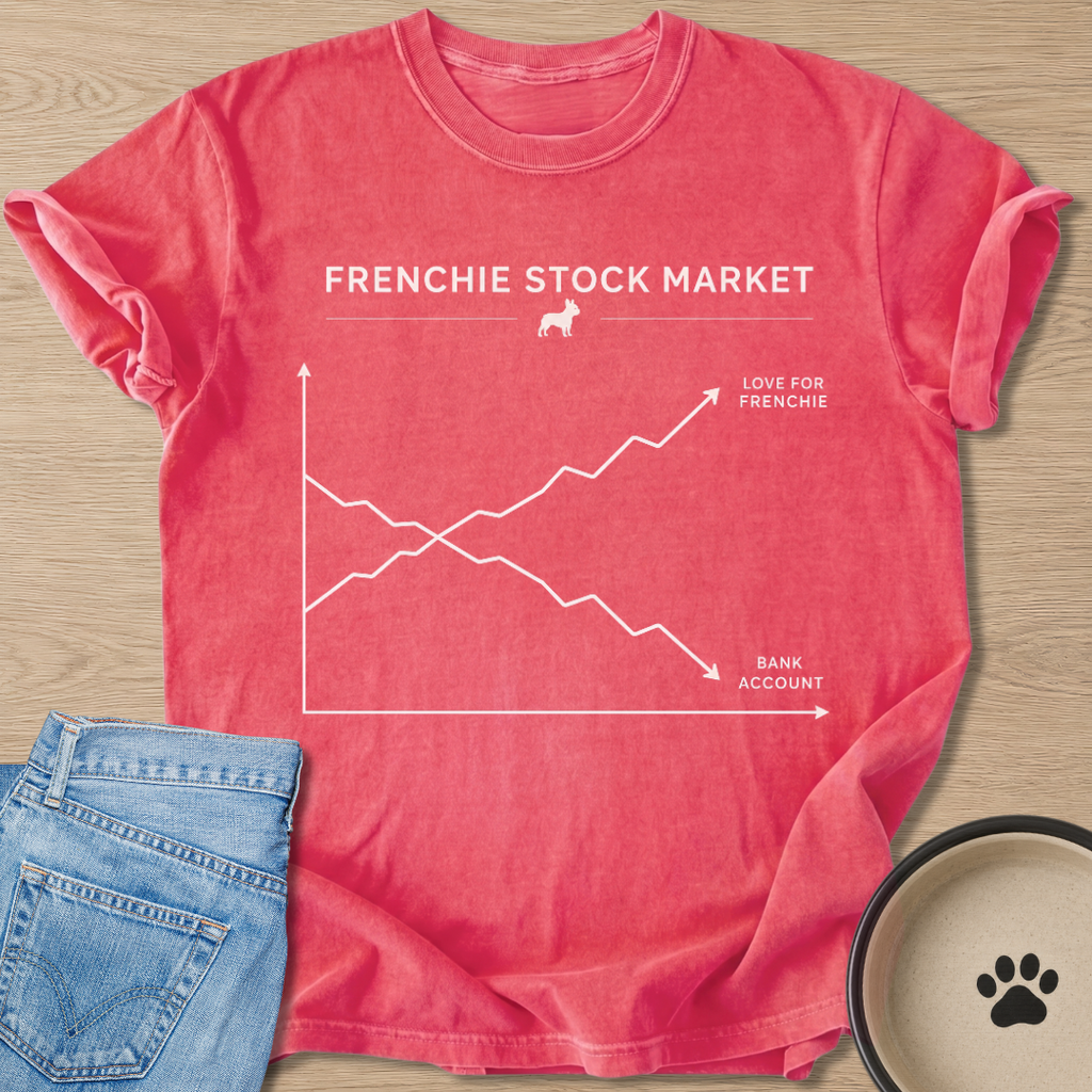 Frenchie Stock Market T-shirt