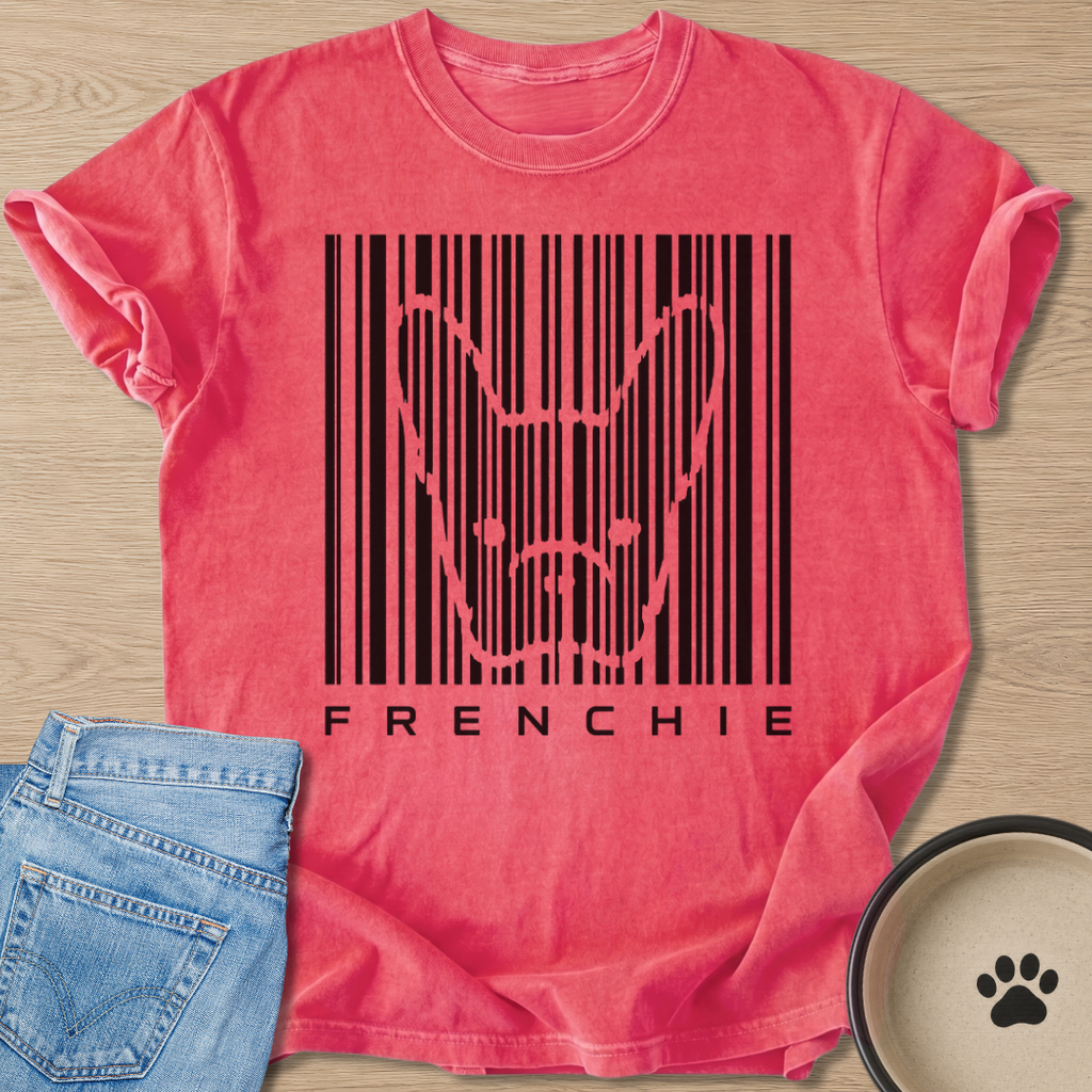 Frenchie Barcode T-shirt