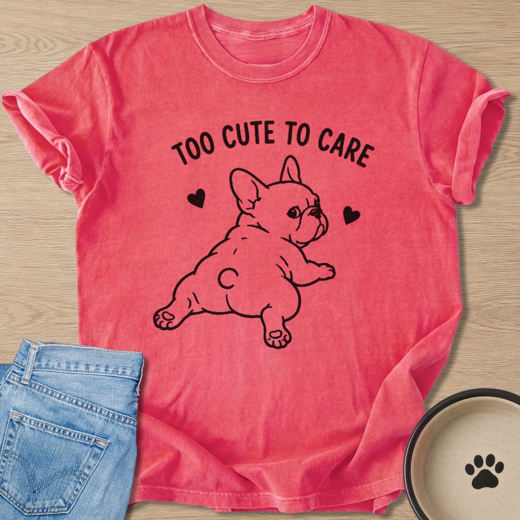 Too Cute To Care T-shirt