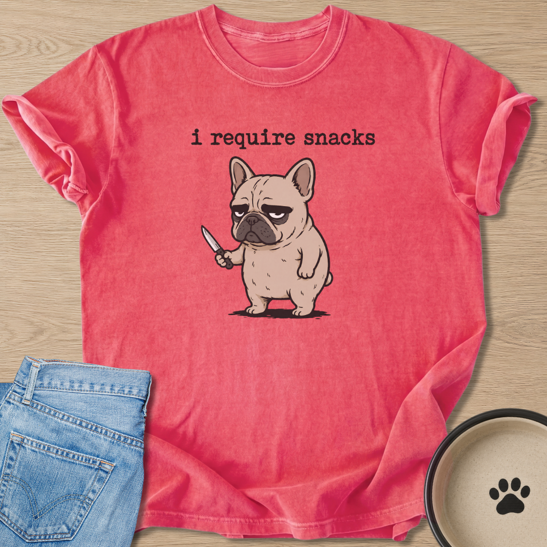 I Require Snacks T-shirt