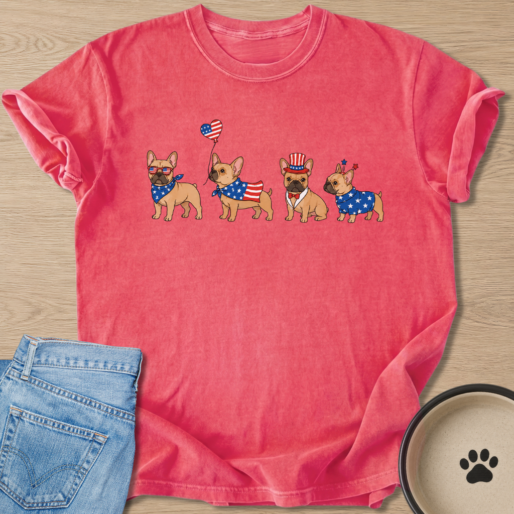 Frenchies of Freedom T-shirt
